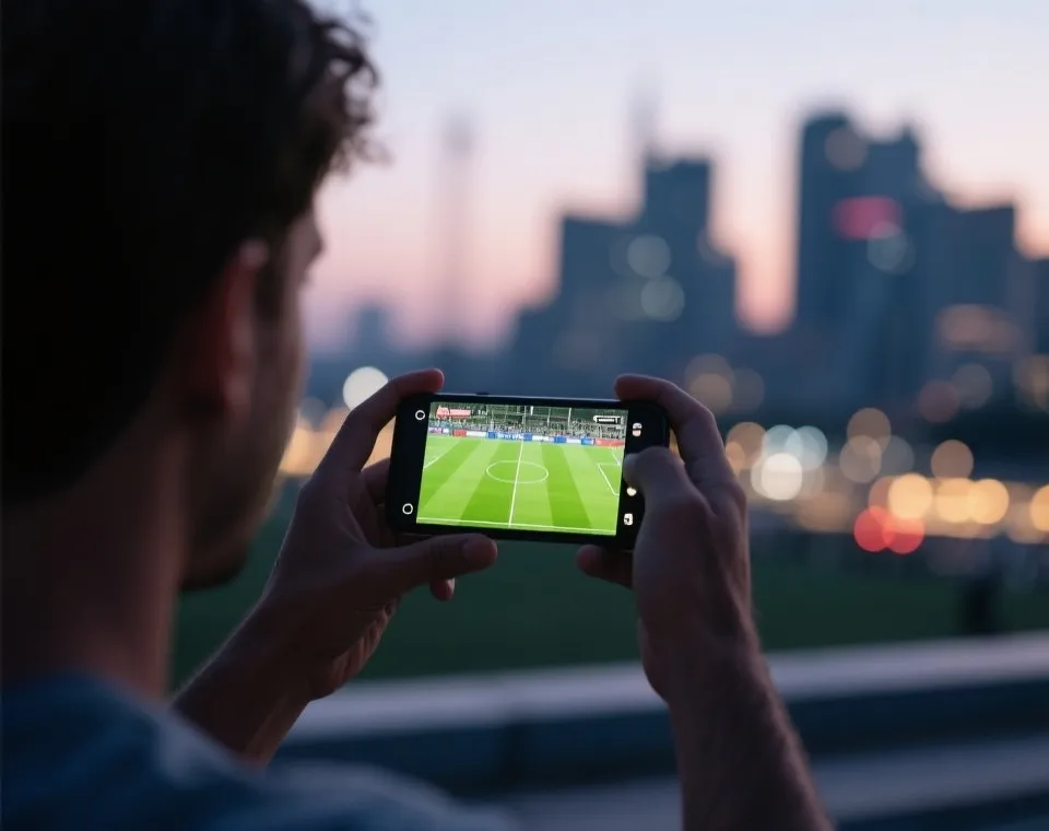 手机观赛示意图